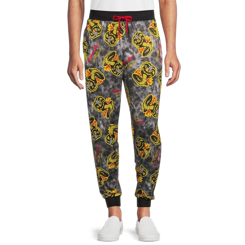 Cobra Kai Karate Kid Jogger Sleep Pants Men’s Small 28-30 SOFT Sleepwear Pajamas